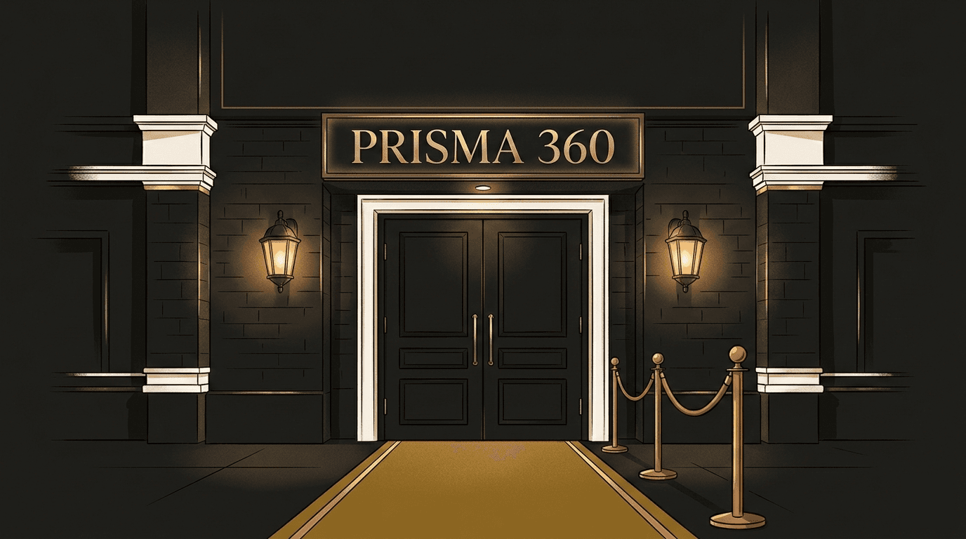 Fachada del venue PRISMA 360